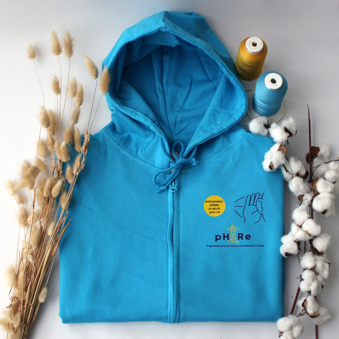 Sweat de promo imprimé sur le cœur