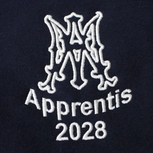 Broderie logo apprentissage